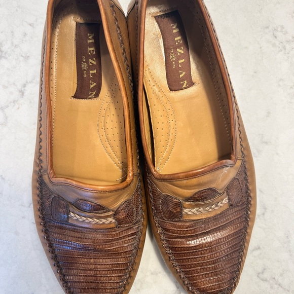 Men’s Mezlan Genuine Lizard Loafers. Size 9.5. - Picture 4 of 8